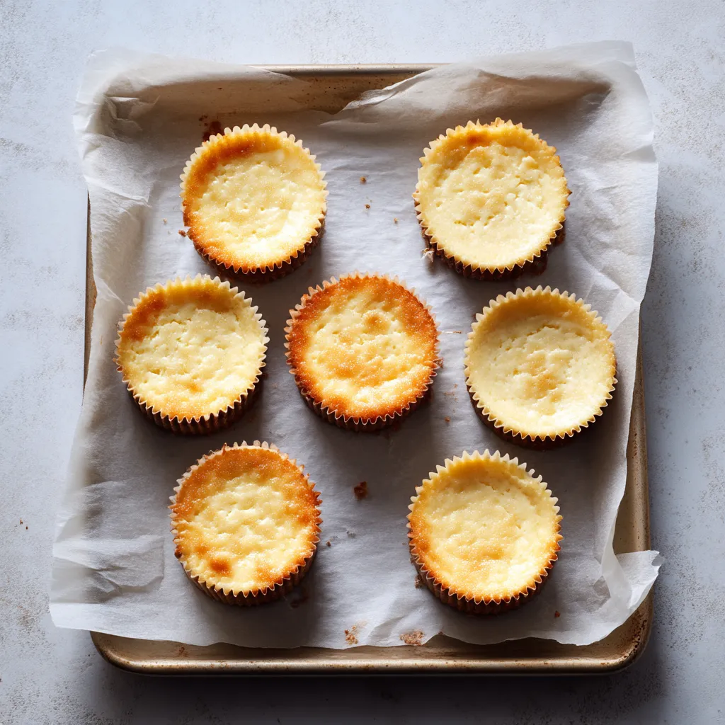 A tray of cupcakes with a white paper underneath.