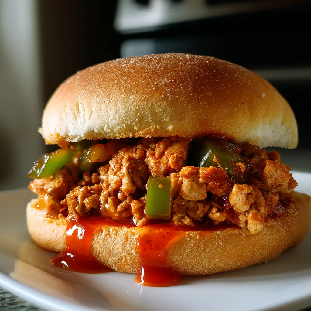 Cajun Chicken Sloppy Joes