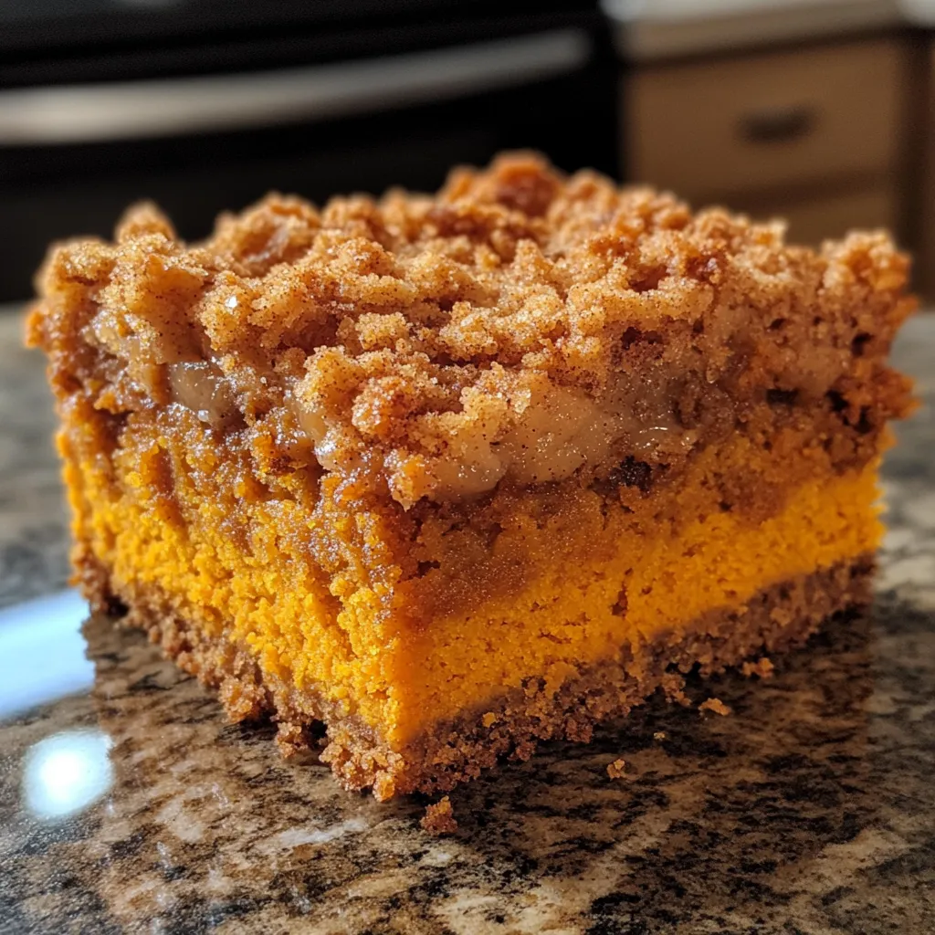 A slice of cake with a brown crust.