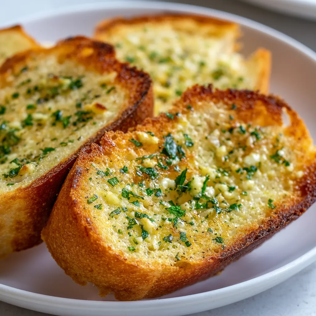 A white plate with two slices of bread.