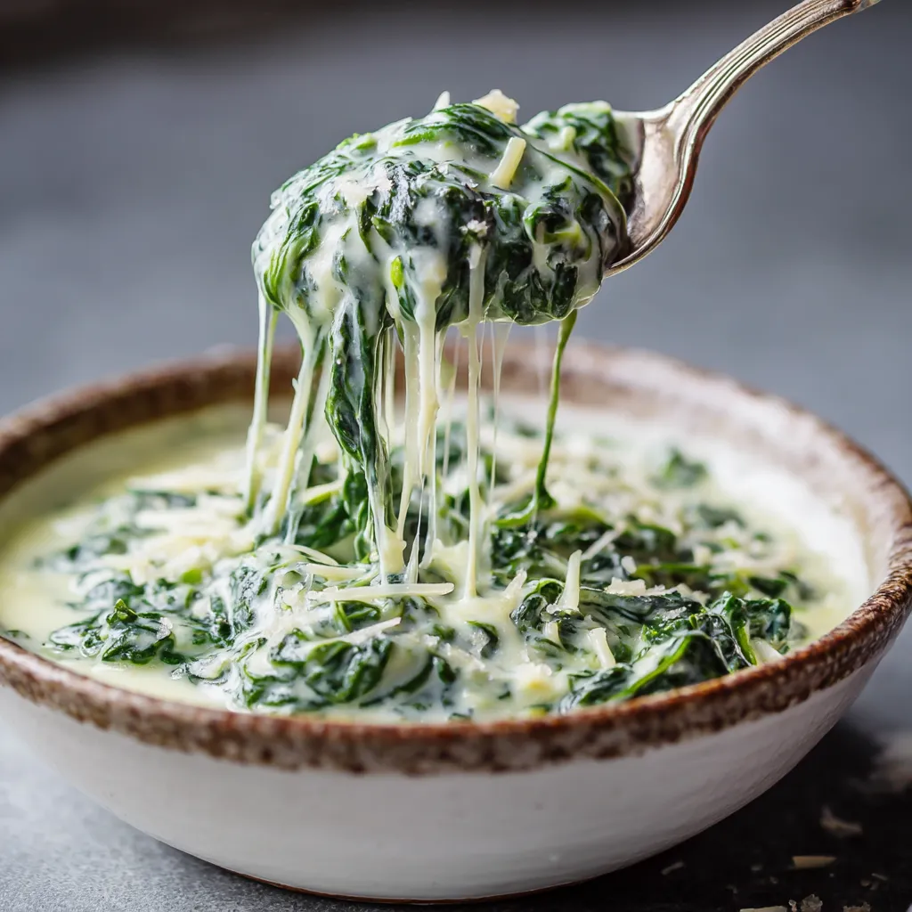 A spoon is in a bowl of food.