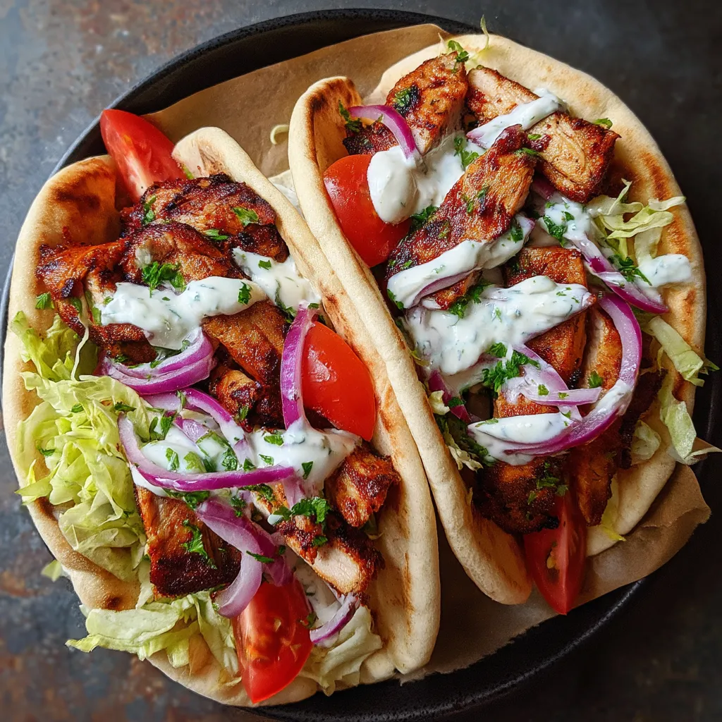 Two chicken sandwiches with tomatoes and onions.
