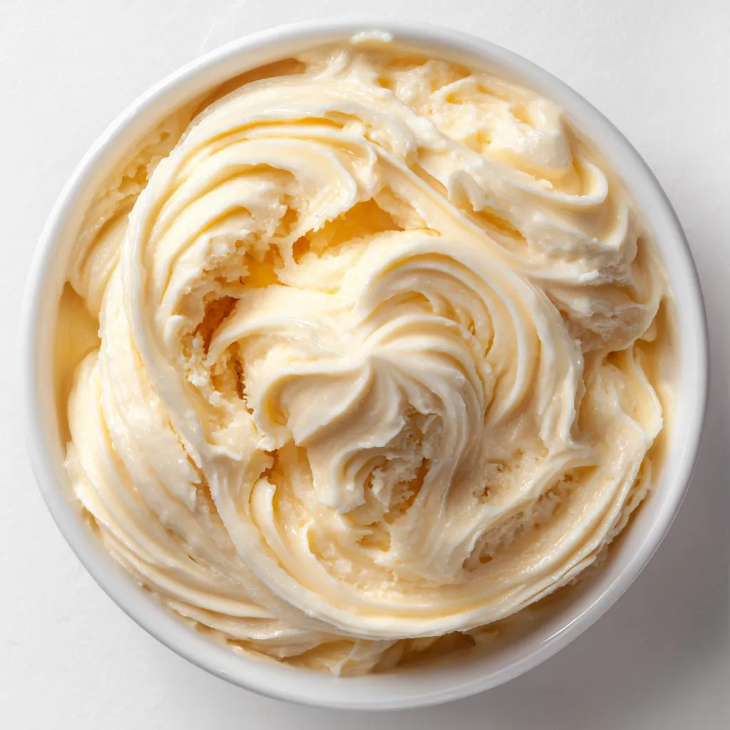 A bowl of banana nice cream.