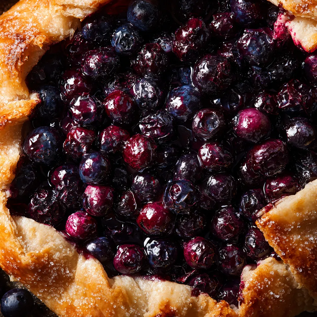 A blueberry filled pastry with a blueberry on top.
