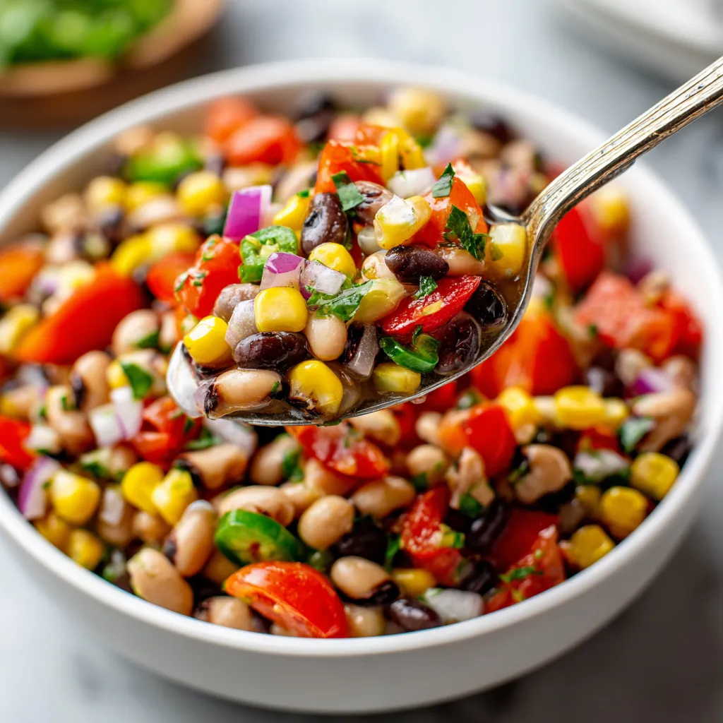 A bowl of food with a spoon in it.