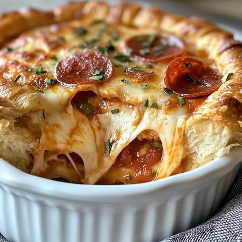 A pizza pie with pepperoni and cheese.