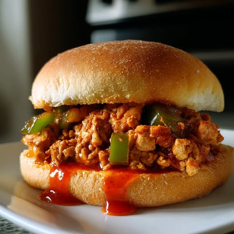 Cajun Chicken Sloppy Joes