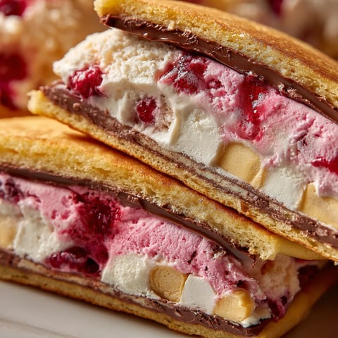 A dessert made of pancakes and ice cream.